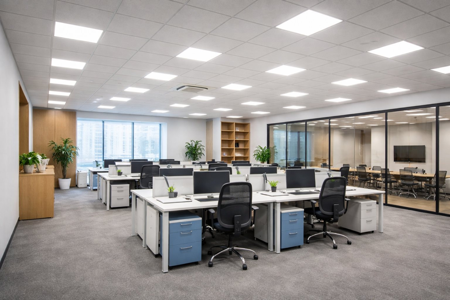 Panel LED 2x4 46W 840